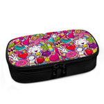 Girly Unicorn Cartoon Pattern Print Insulin Cooler Travel Case