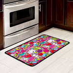 Girly Unicorn Cartoon Pattern Print Kitchen Mat