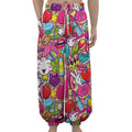 Girly Unicorn Cartoon Pattern Print Lantern Pants