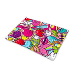 Girly Unicorn Cartoon Pattern Print Pet Cooling Mat Cover