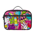 Girly Unicorn Cartoon Pattern Print Portable Lunch Bag
