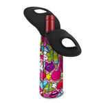 Girly Unicorn Cartoon Pattern Print Single Neoprene Wine Tote