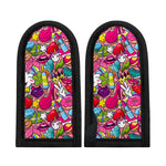 Girly Unicorn Cartoon Pattern Print Skillet Handle Cover