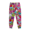 Girly Unicorn Cartoon Pattern Print Sweatpants