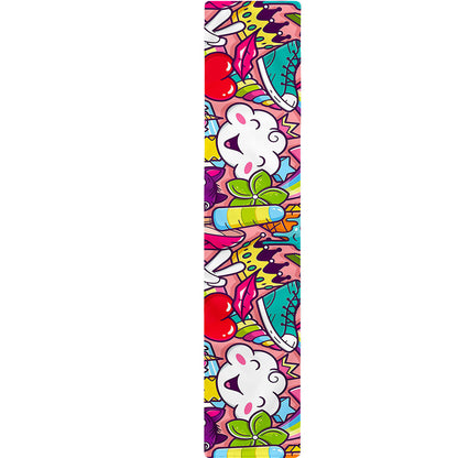 Girly Unicorn Cartoon Pattern Print Table Runner
