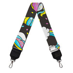 Girly Unicorn Donut Pattern Print Bag Strap
