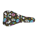 Girly Unicorn Donut Pattern Print Bicycle Seat Cover