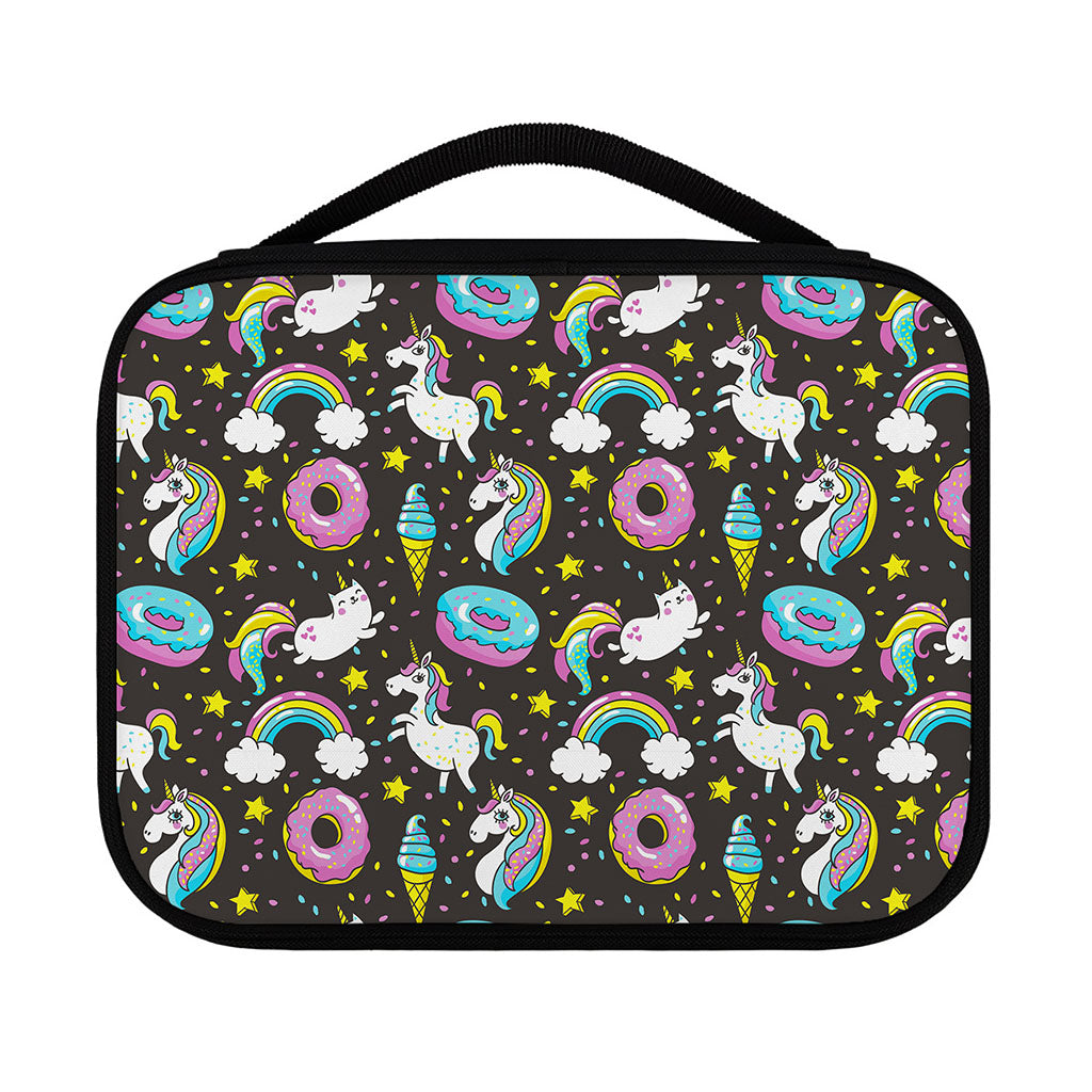 Girly Unicorn Donut Pattern Print Classic Bible Case
