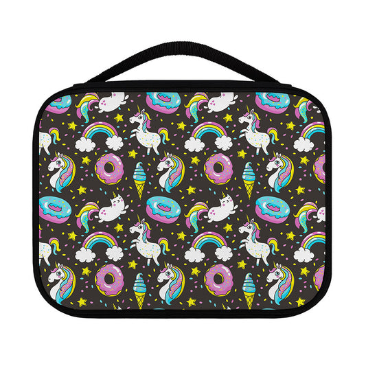 Girly Unicorn Donut Pattern Print Classic Bible Case