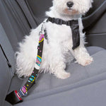 Girly Unicorn Donut Pattern Print Dog Seat Belt