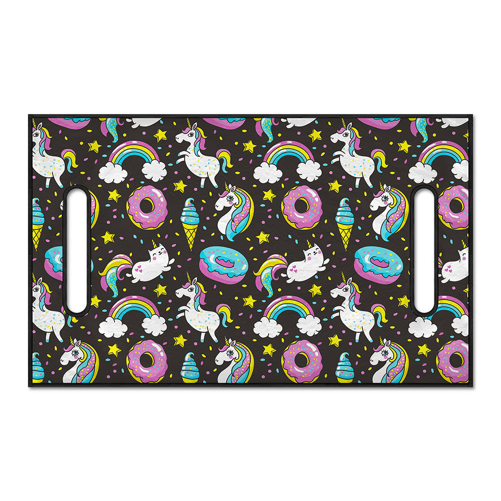 Girly Unicorn Donut Pattern Print Golf Cart Seat Cover