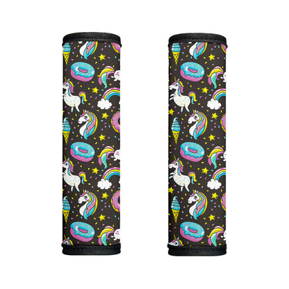 Girly Unicorn Donut Pattern Print Handle Covers