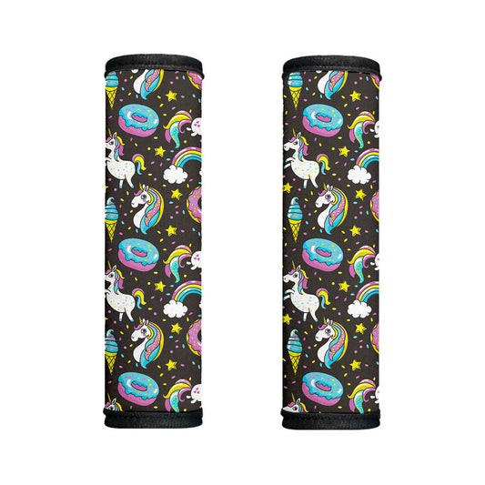 Girly Unicorn Donut Pattern Print Handle Covers
