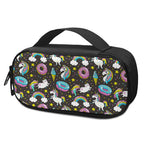 Girly Unicorn Donut Pattern Print Insulin Cooler Travel Case