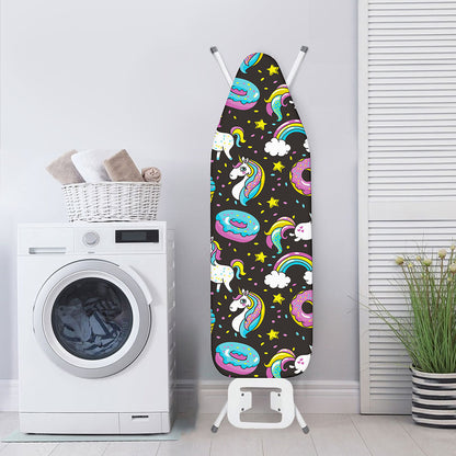 Girly Unicorn Donut Pattern Print Ironing Board Cover