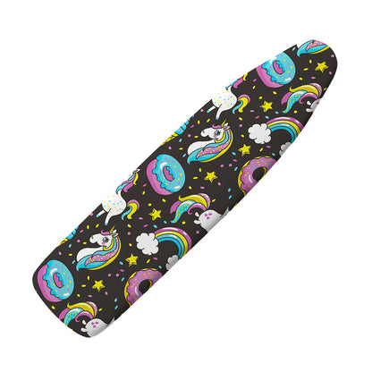 Girly Unicorn Donut Pattern Print Ironing Board Cover