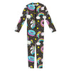 Girly Unicorn Donut Pattern Print Jumpsuit