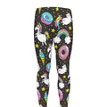 Girly Unicorn Donut Pattern Print Men's Leggings