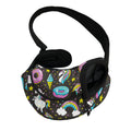 Girly Unicorn Donut Pattern Print Pet Sling Carrier