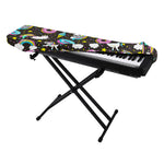 Girly Unicorn Donut Pattern Print Piano Keyboard Cover