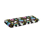 Girly Unicorn Donut Pattern Print Piano Keyboard Cover