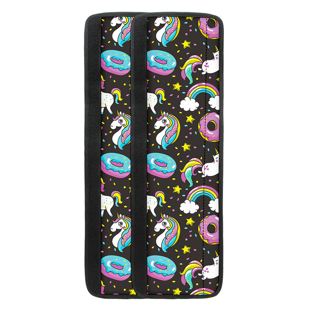 Girly Unicorn Donut Pattern Print Refrigerator Handle Covers