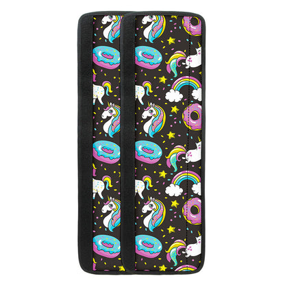 Girly Unicorn Donut Pattern Print Refrigerator Handle Covers