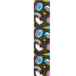 Girly Unicorn Donut Pattern Print Table Runner