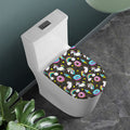 Girly Unicorn Donut Pattern Print Toilet Lid Cover