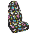 Girly Unicorn Donut Pattern Print Waterproof Car Seat Cover