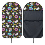 Girly Unicorn Donut Pattern Print Waterproof Car Seat Cover