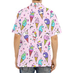 Girly Unicorn Ice Cream Pattern Print Aloha Shirt