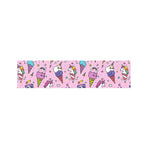 Girly Unicorn Ice Cream Pattern Print Bed Runner