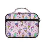Girly Unicorn Ice Cream Pattern Print Briefcase Bible Bag