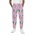 Girly Unicorn Ice Cream Pattern Print Cotton Sweatpants