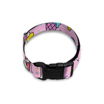 Girly Unicorn Ice Cream Pattern Print Dog Collar