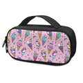 Girly Unicorn Ice Cream Pattern Print Portable Cooler Travel Case