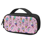 Girly Unicorn Ice Cream Pattern Print Insulin Cooler Travel Case