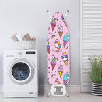 Girly Unicorn Ice Cream Pattern Print Ironing Board Cover