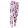 Girly Unicorn Ice Cream Pattern Print Men's Compression Pants