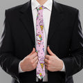 Girly Unicorn Ice Cream Pattern Print Necktie