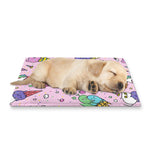 Girly Unicorn Ice Cream Pattern Print Pet Cooling Mat Cover