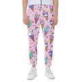 Girly Unicorn Ice Cream Pattern Print Joggers