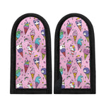 Girly Unicorn Ice Cream Pattern Print Skillet Handle Cover