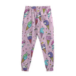 Girly Unicorn Ice Cream Pattern Print Sweatpants