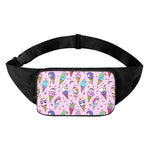 Girly Unicorn Ice Cream Pattern Print Waist Bag