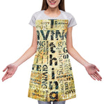 Giving And Tithing Religious Words Print Adjustable Apron