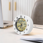 Giving And Tithing Religious Words Print Alarm Clock