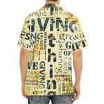 Giving And Tithing Religious Words Print Aloha Shirt