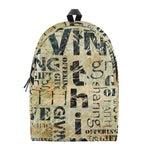Giving And Tithing Religious Words Print Backpack